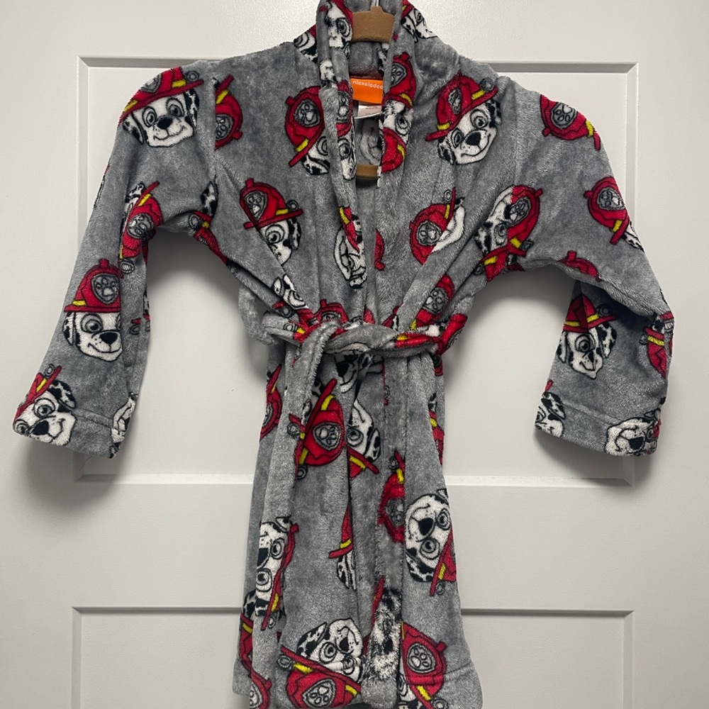 Kids paw patrol bathrobe